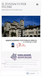 Mobile Screenshot of ilfondacoperfeltre.org